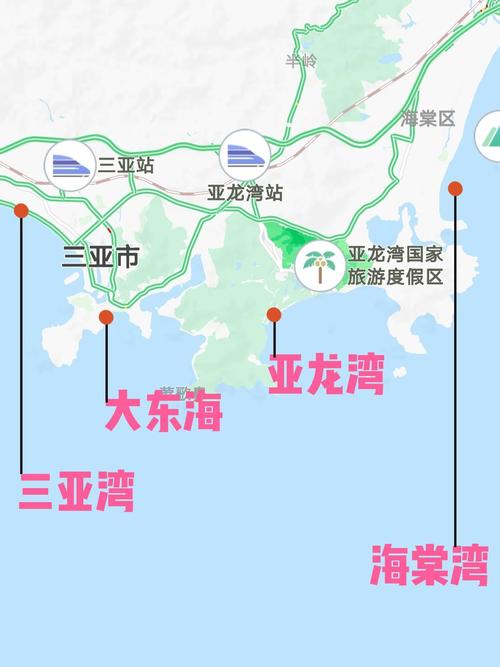 海南岛三亚市旅游景点地图-海南岛三亚市旅游攻略