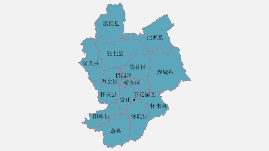 张家口地图_张家口地图各县