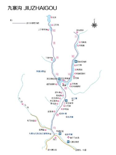 四川九寨沟地图_四川九寨沟地图位置图